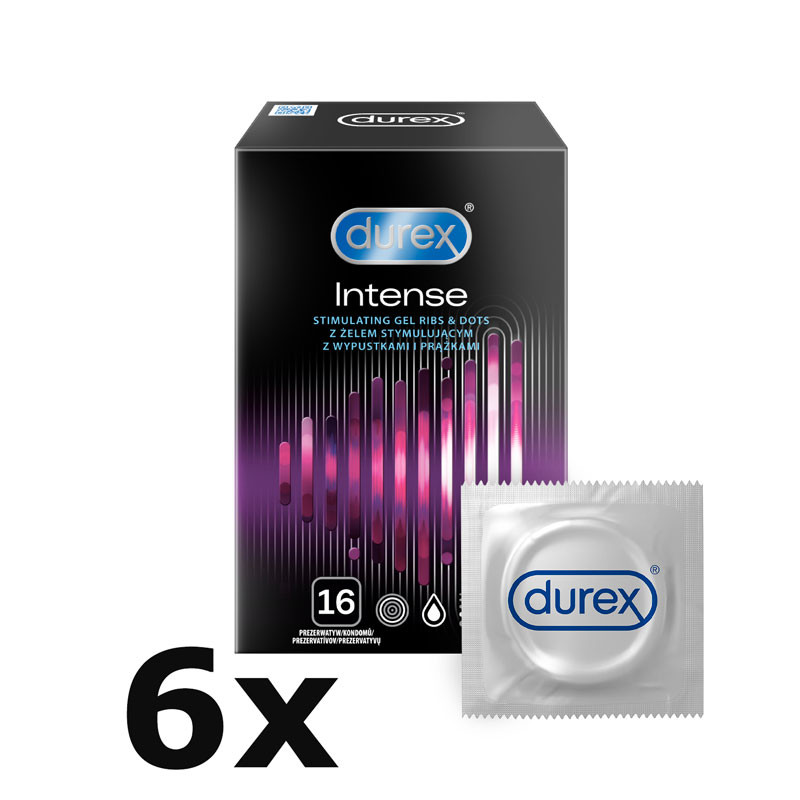 Durex Intense Orgasmic krabička CZ distribuce 96 ks