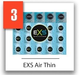 EXS Air Thin tenké kondómy