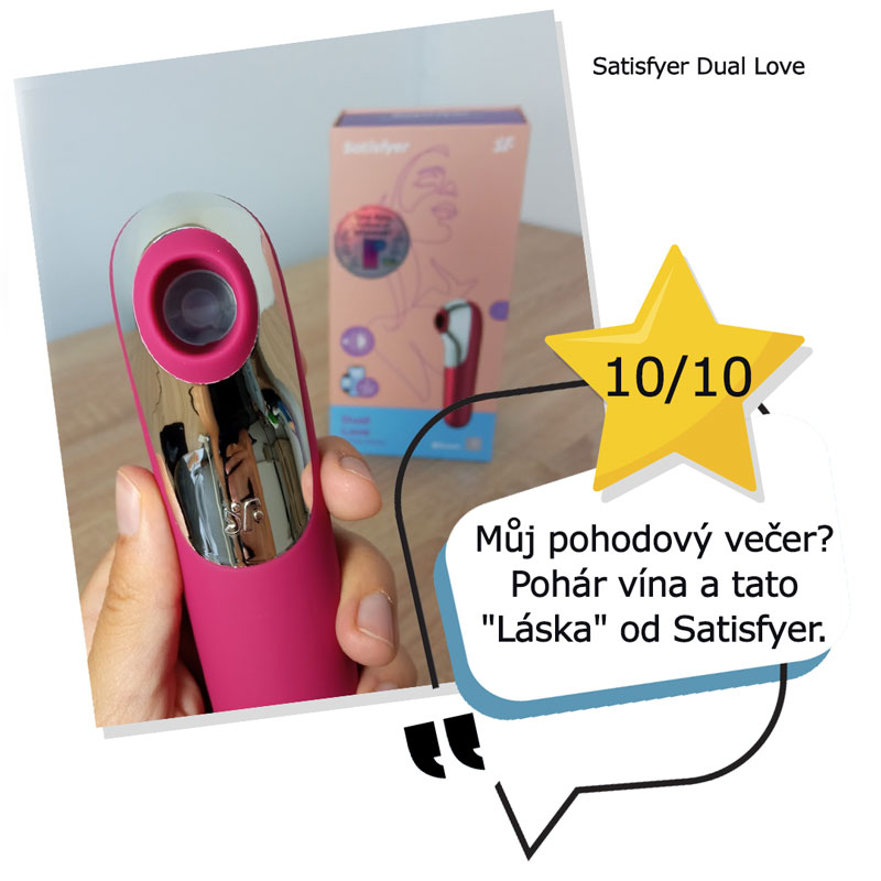 Tlakový vibrátor Satisfyer Dual Love 2 v 1