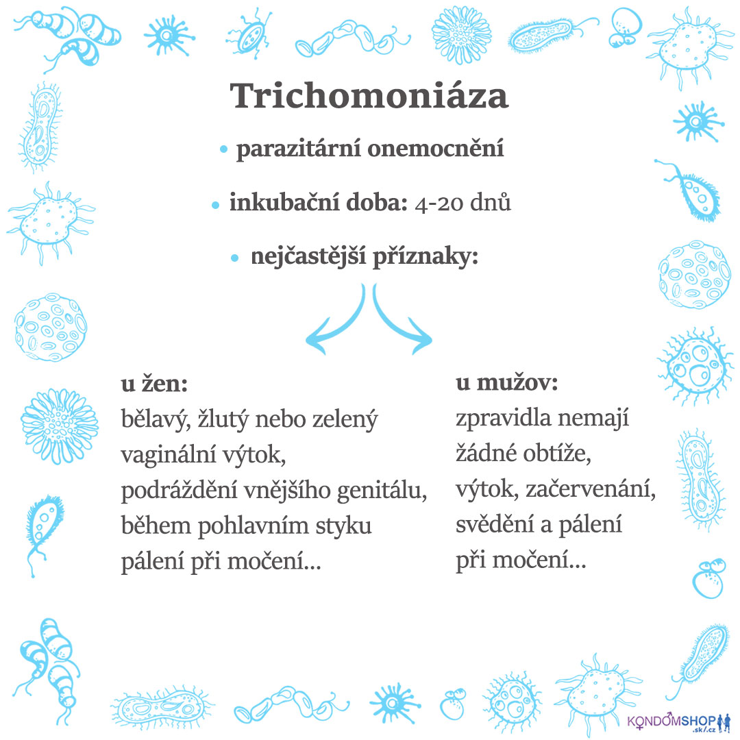 pohlavní choroby příznaky Trichomoniáza