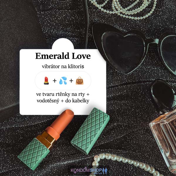 Emerald Love lipstic vibrator