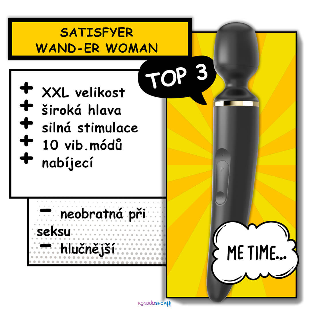 Satisfyer Wand-er Woman vibrační masážní hlavice