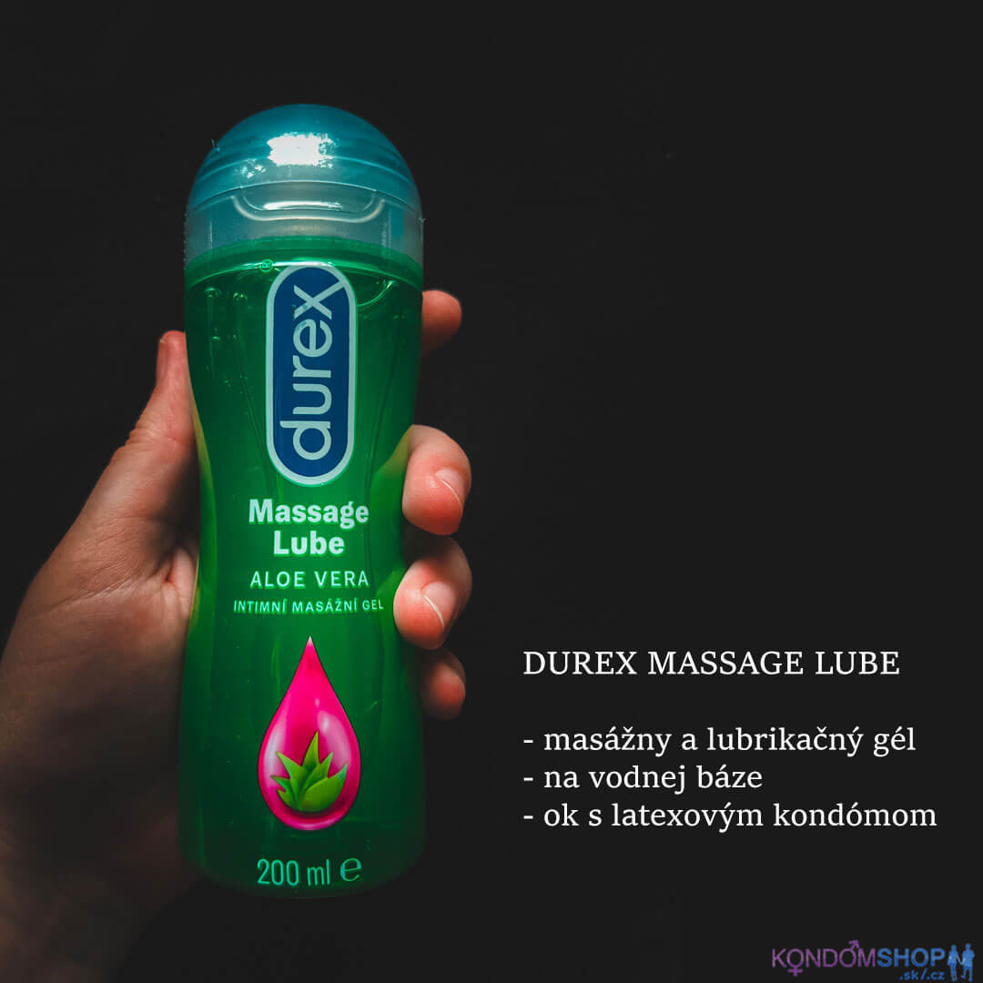 masážny lubrikačný gél durex massage gel