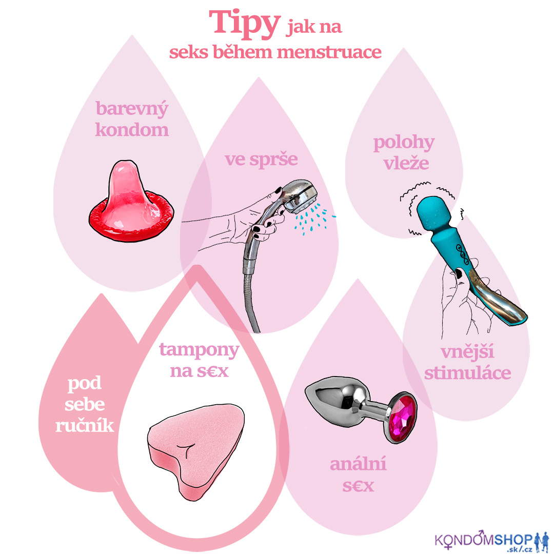 Tipy jak na sex během menstruace