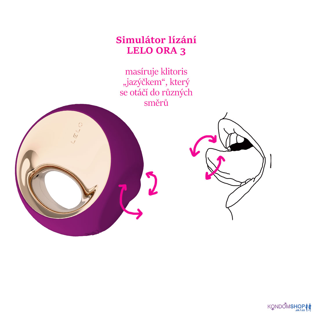 lelo ora 3 luxusní simulátor orálního sexu