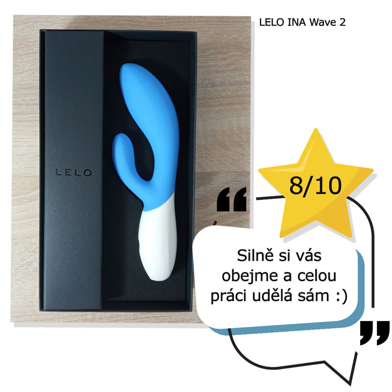 LELO INA Wave 2 luxusní pohyblivý vibrátor