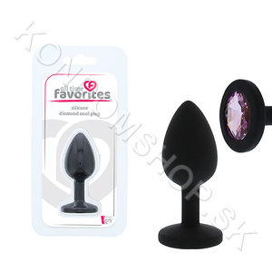 All Time Favorites Silicone Diamond Anal Plug