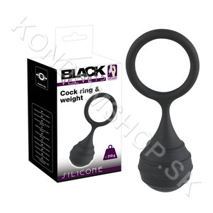 Black Velvets Cock ring & weight závaží na penis
