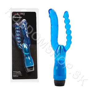 CalExotics Dual Penetrator gelový vibrátor