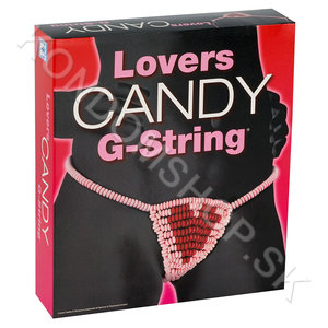 Candy G-String - bonbónové kalhotky se srdíčkem