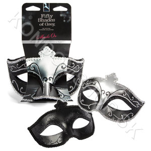 Fifty Shades of Grey Masquerade Mask luxusné masky na oči sada
