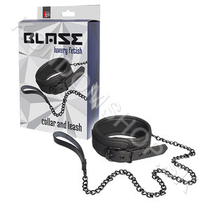 Blaze Luxury Fetish Collar and Leash obojek s vodítkem