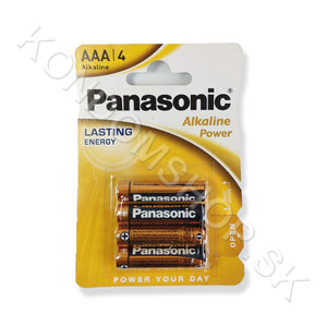 Panasonic Baterie AAA 4ks