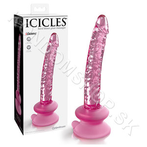 Pipedream Icicles No.86 skleněné dildo s přísavkou