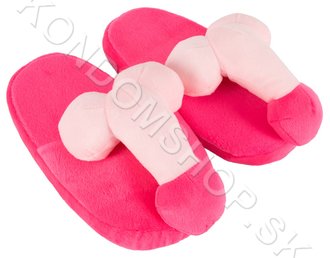 Pantofle "Penis" růžové