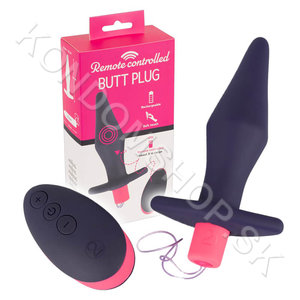 Remote Controlled Butt Plug vibrační anální kolík