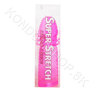 Super Stretch silicon sleeve návlek na penis PINK