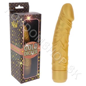 TOYJOY Gold Dicker zlatý vibrátor