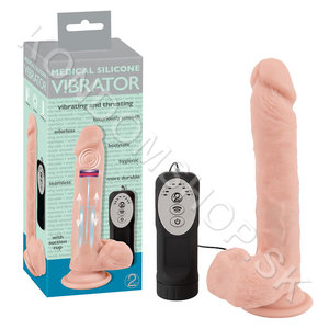 You2Toys Medical Silicone Vibrating And Thrusting Vibrator