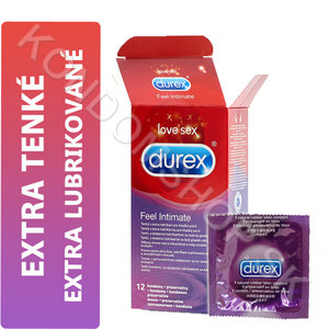 Durex Feel Intimate krabička CZ distribuce