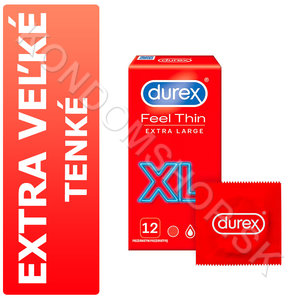 Durex Feel Thin XL krabička CZ distribuce
