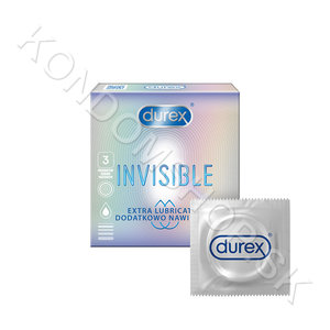 Durex Invisible Extra Lubricated krabička SK distribuce