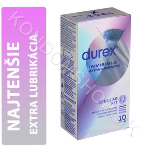 Durex Invisible Extra Lubricated krabička SK distribuce