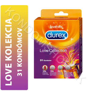 Durex Love Collection balení 31 kondomů