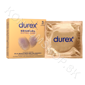 Durex Sensual (Invisible) Extra Lubricated krabička SK distribuce
