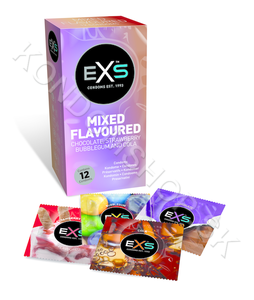 EXS Mixed Flavoured krabička EU distribuce