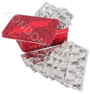 Secura The Red Box kondómy velké balení v krabičce 50ks