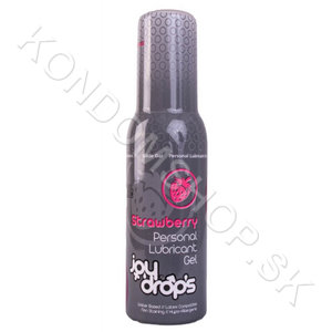 Joydrops Strawberry Lubrikační gel 100ml