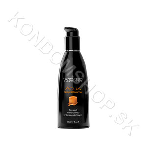 Wicked Aqua Salted Caramel ochucený lubrikant 60ml