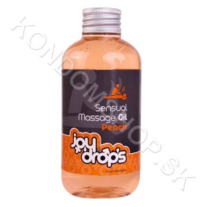 JoyDrops Sensual Massage Oil Peach 250ml