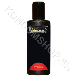 Magoon erotický masážní olej Jahoda 100ml