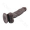 fashion dude dildo s prísavkou brown 8,5 inch 4