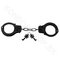 kovové erotické putá čierne fetish fantasy designers cuffs pipedream 2
