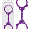 ToyJoy Stretchy Fun Cuffs pružné erotické putá purple