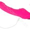 strapless strap on vibračné dildo ružové you2toys 6