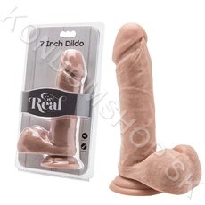 Get Real 7 inch with balls realistické dildo