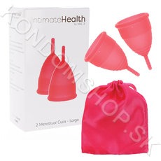 Intimate Health 2 Menstrual Cups - Large