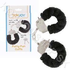 ToyJoy Furry Fun Cuffs plyšová erotická pouta