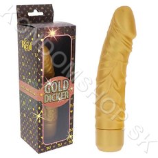 TOYJOY Gold Dicker zlatý vibrátor