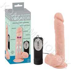 You2Toys Medical Silicone Vibrating And Thrusting Vibrator