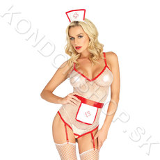 Lola erotický kostým zdravotní sestra One Size