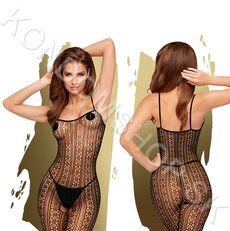 Penthouse Dark wish krajkové bodystocking black