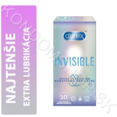 Durex Invisible Extra Lubricated krabička SK distribuce
