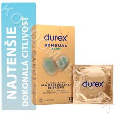 Durex Sensual (Invisible) Close Fit krabička
