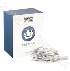 Secura Blue Pearl kondomy s výstupky