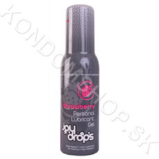 Joydrops Strawberry Lubrikační gel 100ml